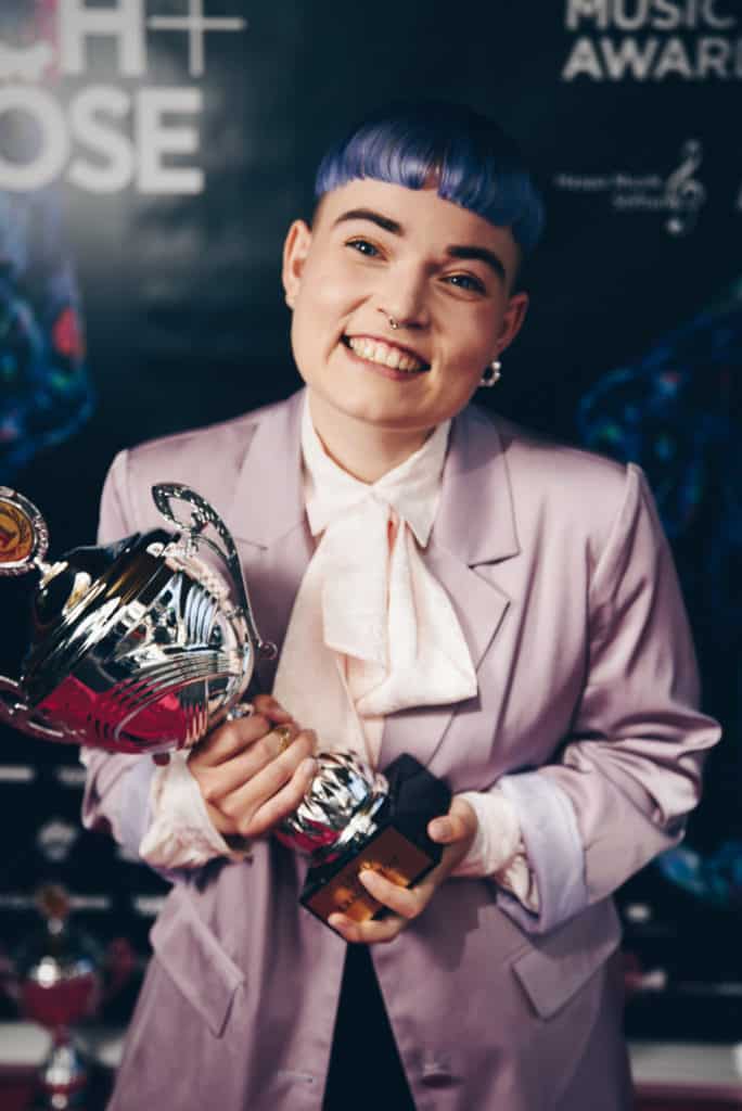 Anna Hirschgänger winning Hamburg Music Award